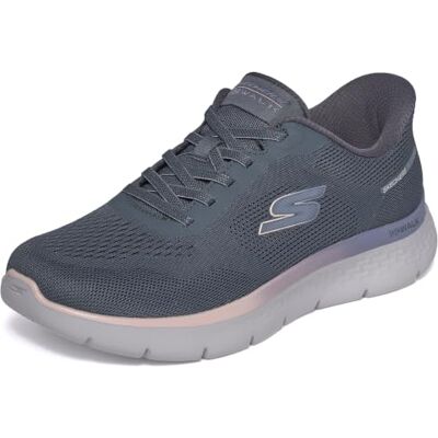 Skechers Damen Go Walk Flex Azriel Turnschuhe, Charcoal Textile Trim, 36 EU Skechers Damen Go Walk Flex Azriel Turnschuhe, Charcoal Textile Trim, 36 EU