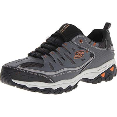 Skechers Herren Afterburn M. Fit, Anthrazit/Grau, 45.5 EU Skechers Herren Afterburn M. Fit, Anthrazit/Grau, 45.5 EU