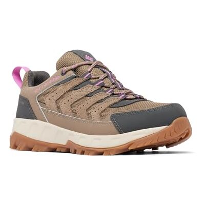 Columbia Strata Trail Low Damen Wanderschuh, wasserdicht, Braun, Wet Sand/Berry Patch, 10.5 Columbia Strata Trail Low Damen Wanderschuh, wasserdicht, Braun, Wet Sand/Berry Patch, 10.5