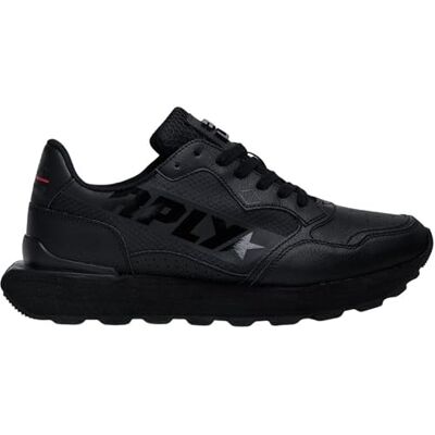 Replay Herren Sneaker Sportlich, Black 003 (Schwarz), 44 Replay Herren Sneaker Sportlich, Black 003 (Schwarz), 44