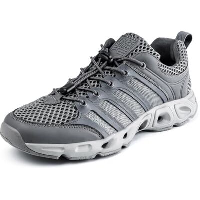 FREE SOLDIER Herren Wanderschuhe Wasserschuhe Trekkingschuhe Aqua Schuhe Taktische Sommerschuhe Schnell trocknend belüftet Ultraleicht (Grau 8.5) FREE SOLDIER Herren Wanderschuhe Wasserschuhe Trekkingschuhe Aqua Schuhe Taktische Sommerschuhe Schnell trocknend belüftet Ultraleicht (Grau 8.5)