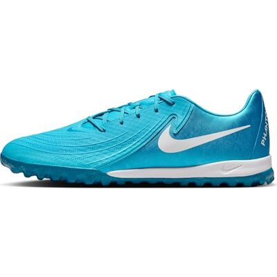 Nike Herren Phantom GX II Academy TF Sneaker, Blue Fury/White, 38 EU Nike Herren Phantom GX II Academy TF Sneaker, Blue Fury/White, 38 EU