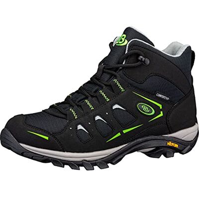 Brütting Mount Frakes High Unisex Cross-Laufschuh, schwarz/grau/Lemon, 47 EU Brütting Mount Frakes High Unisex Cross-Laufschuh, schwarz/grau/Lemon, 47 EU