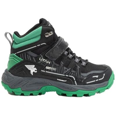 Joma Utah Jr 2501 Kinderstiefel, Schwarz, Grün, Unisex, Schwarz/Grün, 38 EU Joma Utah Jr 2501 Kinderstiefel, Schwarz, Grün, Unisex, Schwarz/Grün, 38 EU