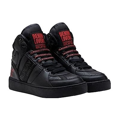 Replay Jungen Sneaker Cobra 6F Hoch, Schwarz (Black 003), 31 Replay Jungen Sneaker Cobra 6F Hoch, Schwarz (Black 003), 31
