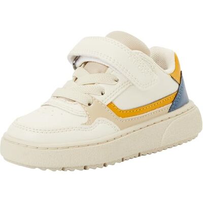 Geox JUNIOR J THELEVEN Boy Sneakers LT Ivory/DK Yellow 33_EU Geox JUNIOR J THELEVEN Boy Sneakers LT Ivory/DK Yellow 33_EU