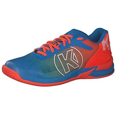 Kempa Herren ATTACK THREE 2.0 Handballschuh, blau/Fluo rot, 44.5 EU Kempa Herren ATTACK THREE 2.0 Handballschuh, blau/Fluo rot, 44.5 EU