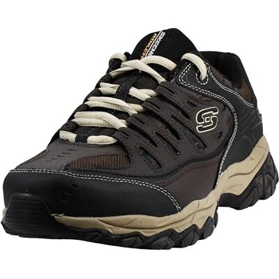 Skechers Herren Afterburn Memory-Foam Schnürschuh, Braun/Taupe, 47.5 EU Skechers Herren Afterburn Memory-Foam Schnürschuh, Braun/Taupe, 47.5 EU