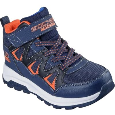 Skechers Jungen Storm Blazer Drizzle Squad Turnschuhe, Navy & Orange Synthetic Navy Textile Black, 31 EU Skechers Jungen Storm Blazer Drizzle Squad Turnschuhe, Navy & Orange Synthetic Navy Textile Black, 31 EU