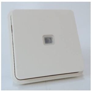 Hager Conmutador con indicador luminoso, blanco Hager Conmutador con indicador luminoso, blanco