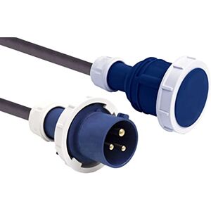 Electraline 46139 Verlängerungskabel aus Neopren 10 m H07RN-F 3G2,5 mm, Stecker/Buchse IP67, Schwarz Electraline 46139 Verlängerungskabel aus Neopren 10 m H07RN-F 3G2,5 mm, Stecker/Buchse IP67, Schwarz
