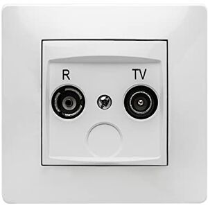 Famatel – Anschluss R-TV Einbaudose Serie Habitat 15 Einfache Installation Hohe Wasserdichte des Produkts Halogenfrei Weiß Famatel – Anschluss R-TV Einbaudose Serie Habitat 15 Einfache Installation Hohe Wasserdichte des Produkts Halogenfrei Weiß