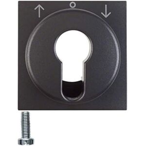 Hager Tapa int./puls. llave S/B antracita Hager Tapa int./puls. llave S/B antracita