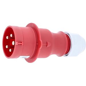 Schwabe As-Schwabe 61422 Mennekes CEE 400V/32A Rot - Elektrischer Stecker Schwabe As-Schwabe 61422 Mennekes CEE 400V/32A Rot - Elektrischer Stecker