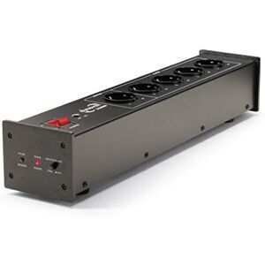 Dynavox HiFi-Netzfilter X2000, Mehrfach-Steckdose mit 5 Steckplätzen, mit LED-Kontrollleuchte für korrekte Phasenlage und Master-Slave Funktion, Schwarz Dynavox HiFi-Netzfilter X2000, Mehrfach-Steckdose mit 5 Steckplätzen, mit LED-Kontrollleuchte für korrekte Phasenlage und Master-Slave Funktion, Schwarz