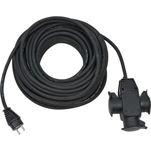Brennenstuhl Baustellen-Verlängerungskabel mit 3-Fach Gummi-Kupplung IP44 25m H07RN-F3G1,5 Brennenstuhl Baustellen-Verlängerungskabel mit 3-Fach Gummi-Kupplung IP44 25m H07RN-F3G1,5