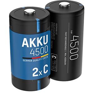 ANSMANN Baby C 4500mAh NiMH Batterien - Wiederaufladbar, Schnellladung ANSMANN Baby C 4500mAh NiMH Batterien - Wiederaufladbar, Schnellladung