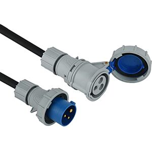 Electraline 46140, Verlängerung Industriel 20 m Kabel Gummischlauchleitung IP67 Außenbereich / Industrie-Kaltgerätesteckdosen 3-poliger Stecker geeignet für Caravan Electraline 46140, Verlängerung Industriel 20 m Kabel Gummischlauchleitung IP67 Außenbereich / Industrie-Kaltgerätesteckdosen 3-poliger Stecker geeignet für Caravan