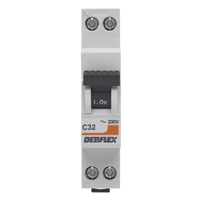 DEBFLEX Automatischer Schalter 3KA PH+N 32A Modular Modular Bereich Automatische Schalter 707505 DEBFLEX Automatischer Schalter 3KA PH+N 32A Modular Modular Bereich Automatische Schalter 707505