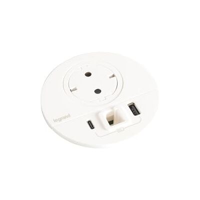 Legrand Incara Eingebaut 2p+t, USB A+C und Steckdose - Elektrische Steckdose Legrand Incara Eingebaut 2p+t, USB A+C und Steckdose - Elektrische Steckdose