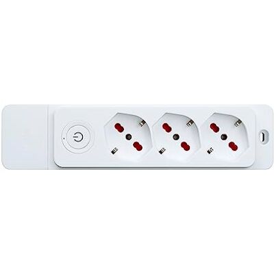 ROSI Mehrfachsteckdose mit 3 Schuko Steckdosen - Emilia Serie ROSI Mehrfachsteckdose mit 3 Schuko Steckdosen - Emilia Serie