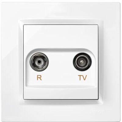 Simon TV-Steckdose, weiß, 10 Simon TV-Steckdose, weiß, 10