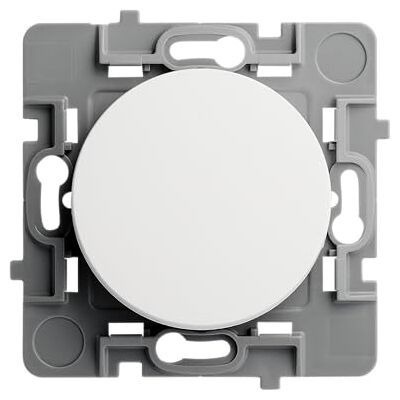 DEBFLEX Casual Evo – Druckschalter – Wandschalter für Beleuchtung mit mehreren Kontrollpunkten – schnelle Installation – ABS – Unterputz – Weiß – 76 x 76 x 34 mm DEBFLEX Casual Evo – Druckschalter – Wandschalter für Beleuchtung mit mehreren Kontrollpunkten – schnelle Installation – ABS – Unterputz – Weiß – 76 x 76 x 34 mm