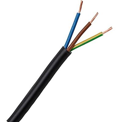 Kopp 152325008 Schlauchleitung H03 VV-F, 3 x 0.75 mm², 25 m, schwarz Kopp 152325008 Schlauchleitung H03 VV-F, 3 x 0.75 mm², 25 m, schwarz