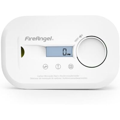 Fire Angel FireAngel FA6812 Kohlenmonoxid Melder, Tragbarer CO Melder mit LCD Anzeige – Mit 10-Jahres-Sensor Für Zuhause, Reisen & Wohnwagen Fire Angel FireAngel FA6812 Kohlenmonoxid Melder, Tragbarer CO Melder mit LCD Anzeige – Mit 10-Jahres-Sensor Für Zuhause, Reisen & Wohnwagen