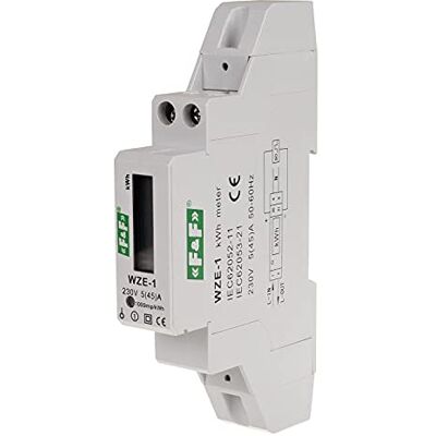 F&F WZE-1 45A Einphasen-Stromzähler - MID Zertifiziert F&F WZE-1 45A Einphasen-Stromzähler - MID Zertifiziert
