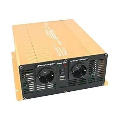 solartronics Spannungswandler 12V auf 230V Wechselrichter NP1500-1500/3000 Watt Reiner Sinus Inverter Umrichter 12V 220V Inverter Wohnwagen Gold mit Schuko-& USB Anschluss (1500-3000 Watt) solartronics Spannungswandler 12V auf 230V Wechselrichter NP1500-1500/3000 Watt Reiner Sinus Inverter Umrichter 12V 220V Inverter Wohnwagen Gold mit Schuko-& USB Anschluss (1500-3000 Watt)