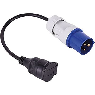 Electraline Power Adapter - Außen, 30cm, Schuko auf CEE Electraline Power Adapter - Außen, 30cm, Schuko auf CEE