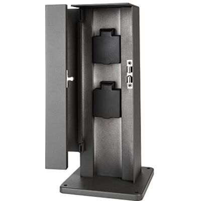 Deko-Light Steckdosenturm Energieverteiler 2-Fach Höhe 32cm außen inkl. 2 Steckdosen Puka-Mana dunkelgrau Deko-Light Steckdosenturm Energieverteiler 2-Fach Höhe 32cm außen inkl. 2 Steckdosen Puka-Mana dunkelgrau
