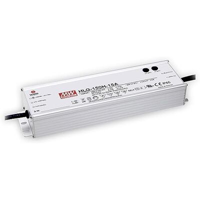 MEAN WELL Well HLG-150H-12A LED-Treiber, LED-Trafo Konstantspannung, Konstantstrom 150W 12.5A 12 V/DC PFC MEAN WELL Well HLG-150H-12A LED-Treiber, LED-Trafo Konstantspannung, Konstantstrom 150W 12.5A 12 V/DC PFC