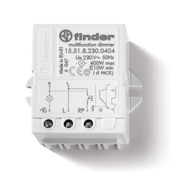 Finder 15.51.8.230.0404 - Elektronischer Dimmer 230VAC 400W Finder 15.51.8.230.0404 - Elektronischer Dimmer 230VAC 400W
