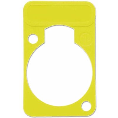 Neutrik D-SHELL PLATE Yellow BPSCA DSS-Yellow AV09173 von Neutrik D-SHELL PLATE Yellow BPSCA DSS-Yellow AV09173 von