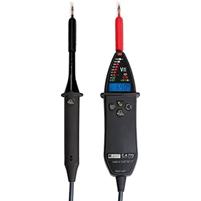 Chauvin Arnoux C.A 773 Spannungsprüfer mit IP2X-Prüfspitzen Chauvin Arnoux C.A 773 Spannungsprüfer mit IP2X-Prüfspitzen