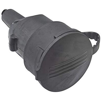 DEBFLEX 713750 Stecker 2P T 16 A, wasserdicht, schwarz, rechts DEBFLEX 713750 Stecker 2P T 16 A, wasserdicht, schwarz, rechts