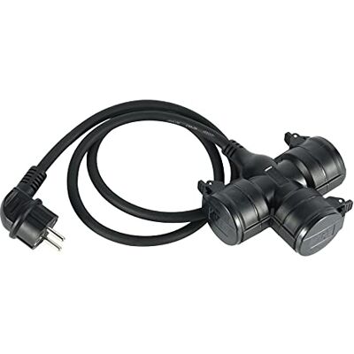 ELECTRALINE 55095 Verlängerungskabel - Baustelle, Neoprengummi, IP44 ELECTRALINE 55095 Verlängerungskabel - Baustelle, Neoprengummi, IP44