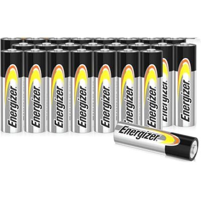 Energizer Alkaline Power AA-Batterien, 1,5 V, 24 Stück, Lange Lebensdauer für den täglichen Gebrauch, sulfatfrei, bis zu 10 Jahre Lebensdauer Energizer Alkaline Power AA-Batterien, 1,5 V, 24 Stück, Lange Lebensdauer für den täglichen Gebrauch, sulfatfrei, bis zu 10 Jahre Lebensdauer
