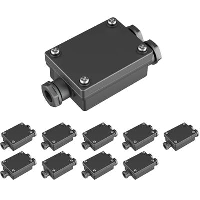 ledscom.de 10x 2-fach Kabelverbinder für außen, IP68, Muffe für 6-8mm Kabel-Durchmesser ledscom.de 10x 2-fach Kabelverbinder für außen, IP68, Muffe für 6-8mm Kabel-Durchmesser