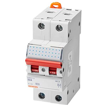GEWISS - GW96114DY - 2P 32A - 415V - Trennschalter GEWISS - GW96114DY - 2P 32A - 415V - Trennschalter