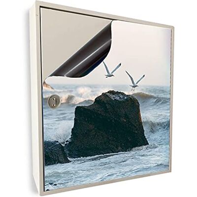 Smagnon Stromkasten Magnet Bild Deko Stromverteiler Sicherungskasten Hager Motiv Möwen, Stromkasten Höhe:40 cm, Stromkasten Breite:40 cm Smagnon Stromkasten Magnet Bild Deko Stromverteiler Sicherungskasten Hager Motiv Möwen, Stromkasten Höhe:40 cm, Stromkasten Breite:40 cm