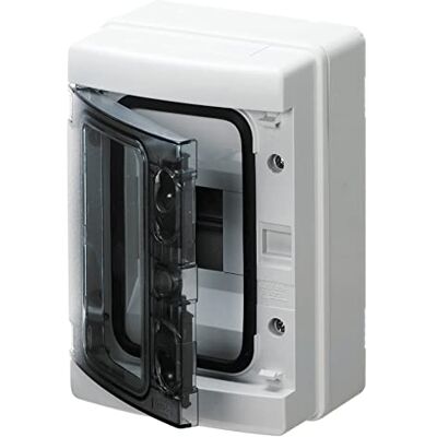 Gewiss GW40101 Steuergerät mit glatten Wänden, vorbereitet für Gehäuse Klemmenblöcke, 4M IP65 Gewiss GW40101 Steuergerät mit glatten Wänden, vorbereitet für Gehäuse Klemmenblöcke, 4M IP65
