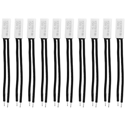 Fafeicy KSD9700 Temperaturregler, 95°C Thermoschutz mit Kunststoffsonde, Normalerweise Geöffnet, 250V 5A, für Temperaturregelung und Wärmeschutz Fafeicy KSD9700 Temperaturregler, 95°C Thermoschutz mit Kunststoffsonde, Normalerweise Geöffnet, 250V 5A, für Temperaturregelung und Wärmeschutz