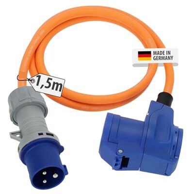 Brennenstuhl Camping CEE-Adapterleitung mit CEE-Stecker und Winkelkupplung inkl. Schutzkontakt-Kombisteckdose mit LED Spannungsanzeige (1,5m, 230V/16A, Einsatz im Außenbereich IP44, Made in Germany) Brennenstuhl Camping CEE-Adapterleitung mit CEE-Stecker und Winkelkupplung inkl. Schutzkontakt-Kombisteckdose mit LED Spannungsanzeige (1,5m, 230V/16A, Einsatz im Außenbereich IP44, Made in Germany)