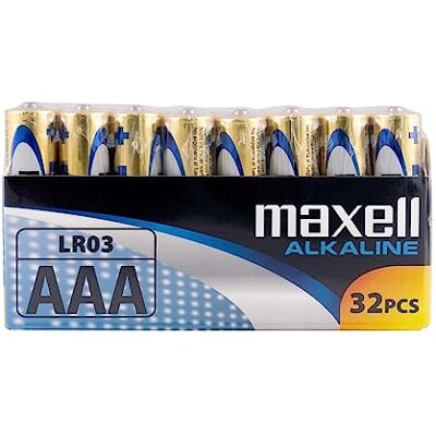 Maxell LR03 AAA Micro Alkaline Batterien (32er Pack) Maxell LR03 AAA Micro Alkaline Batterien (32er Pack)