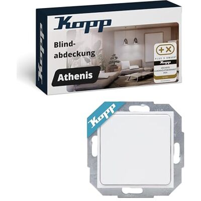 Kopp Athenis Wandmontage - Mattweiß - Blindplatte Kopp Athenis Wandmontage - Mattweiß - Blindplatte