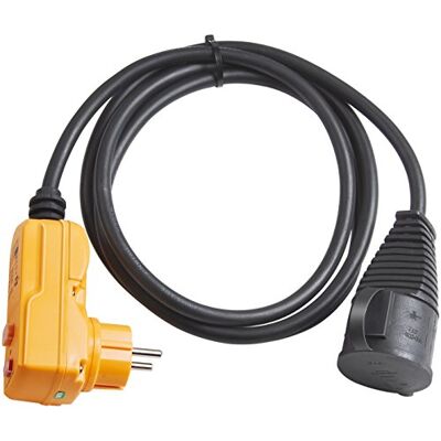 Brennenstuhl Schutzadapterkabel FI IP44 2m schwarz H07RN-F 3G1,5 Brennenstuhl Schutzadapterkabel FI IP44 2m schwarz H07RN-F 3G1,5
