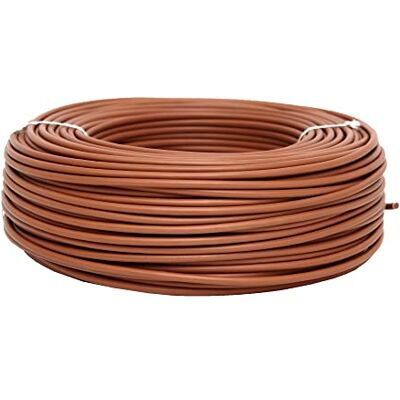Cofan Stromkabel 100 m H07V-K Querschnitt 1 x 1,5 mm² Braun Cofan Stromkabel 100 m H07V-K Querschnitt 1 x 1,5 mm² Braun